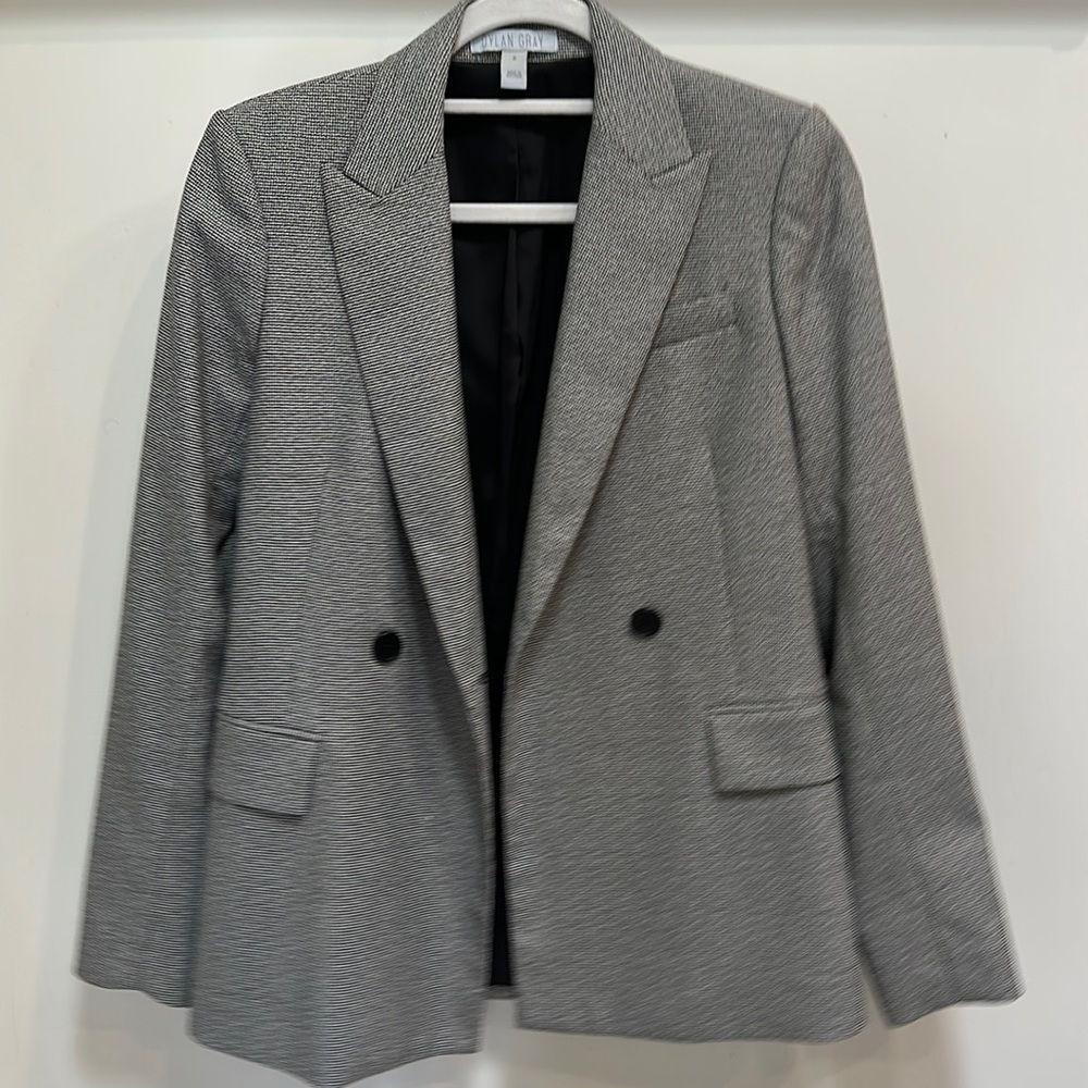 Black and white Dylan gray blazer